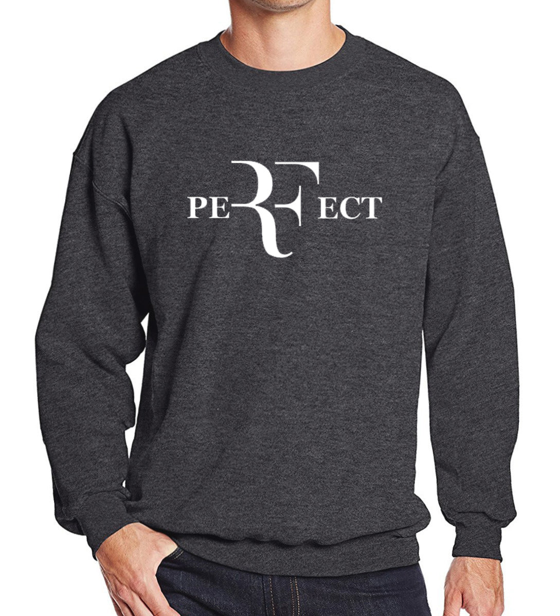 Men's autumn and winter fleece pullover in original style, soft warm fabric and long sleeves