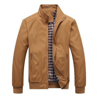 Men's casual jacket outerwear sportswear in a clean, versatile design