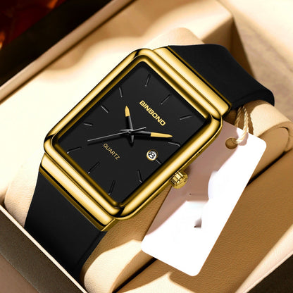Sleek stylish waterproof men's watch with a modern design and durable finish