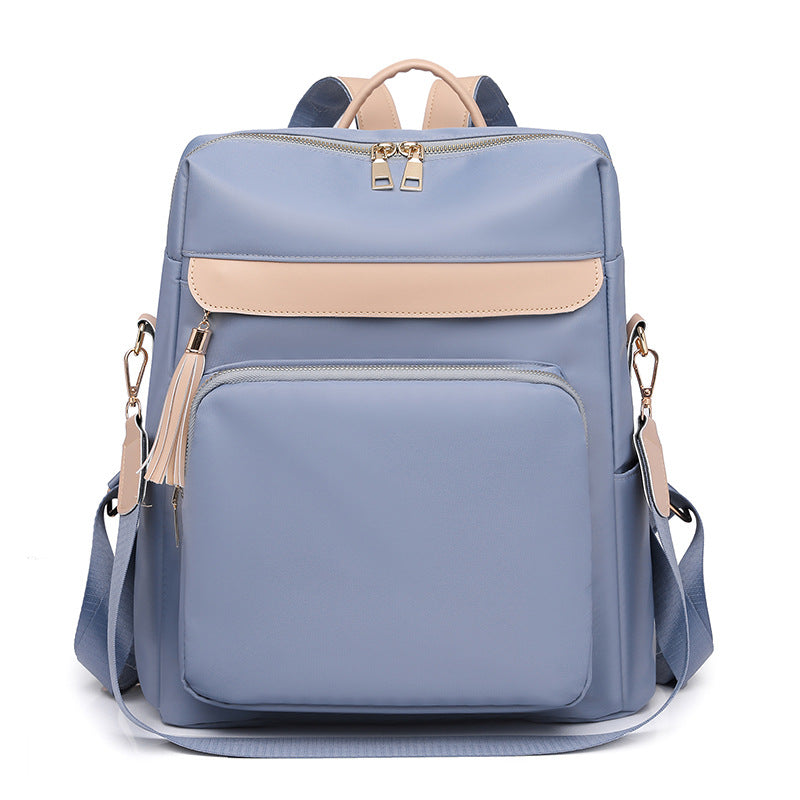 Nylon anti-theft casual dual-use backpack in a practical everyday design