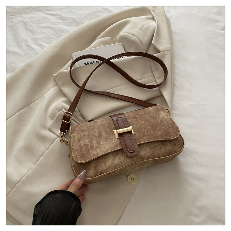 Korean-style high-end niche-design baguette bag by My Store