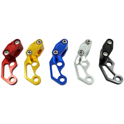 Motorcycle oil pipe clamp accessory by My Store, black metal clamp for securing oil lines