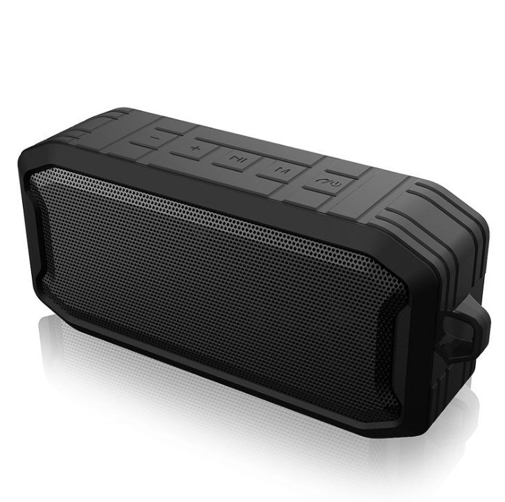 Mini portable Bluetooth speaker by My Store, compact black design with visible controls