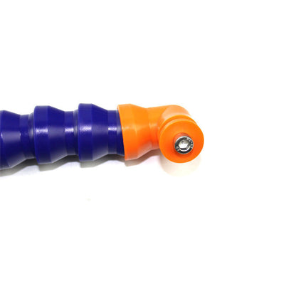 Dent repair tool for automotive bodywork, featuring a handheld metal pulling hook and grip