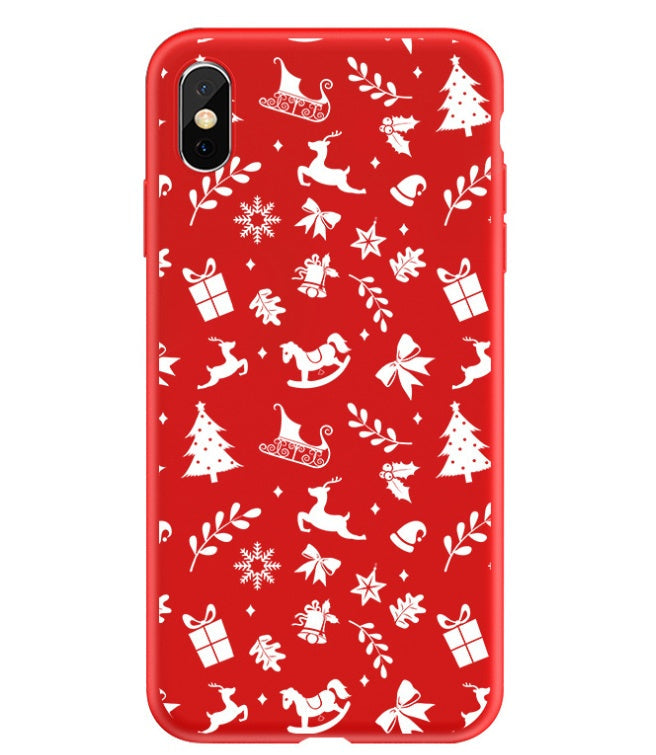 Christmas phone case featuring festive holiday design and protective smartphone cover details
