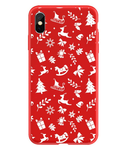 Christmas phone case featuring festive holiday design and protective smartphone cover details