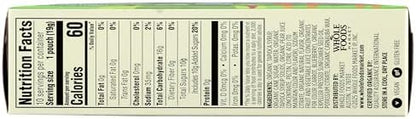 Organic berry blend fruit snacks by 365 by Whole Foods Market, 10 count, colorful fruit pieces in a resealable pouch.