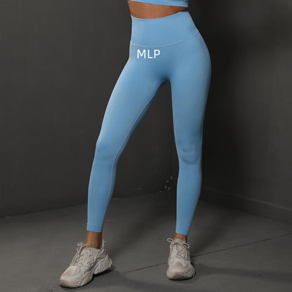 Black Master Contour leggings with sculpting seams and high-waisted fit; brand not visible