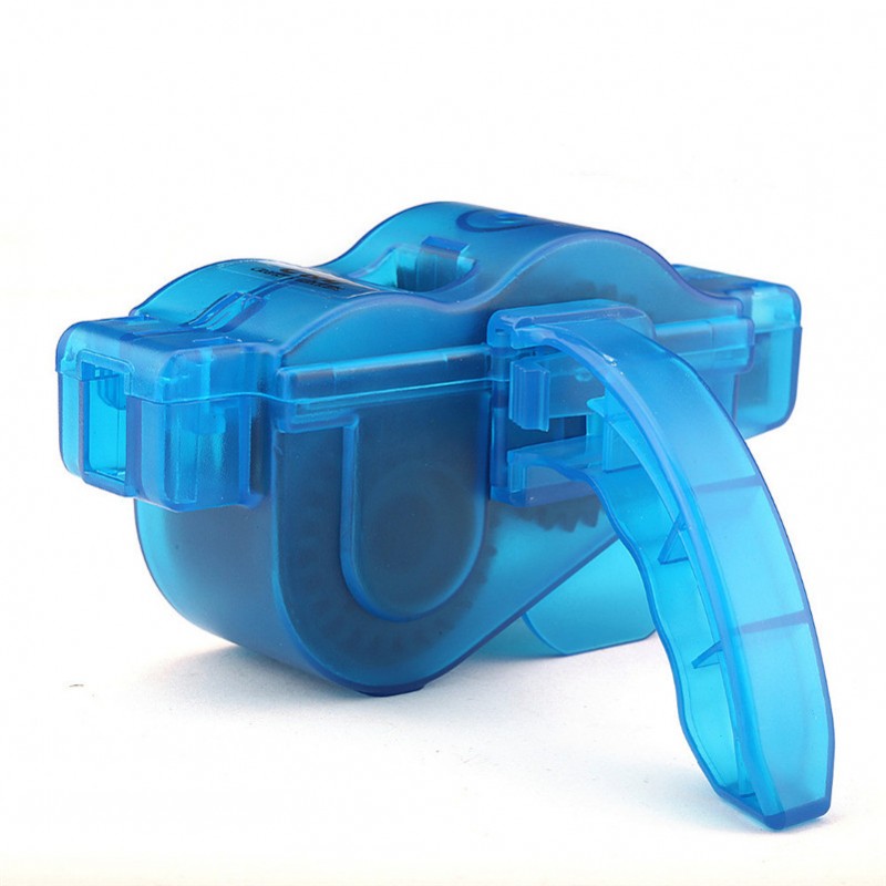 Bicycle chain maintenance cleaning tool for keeping a bike chain clean