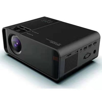 HD home wireless projector with compact design and lens visible from the front