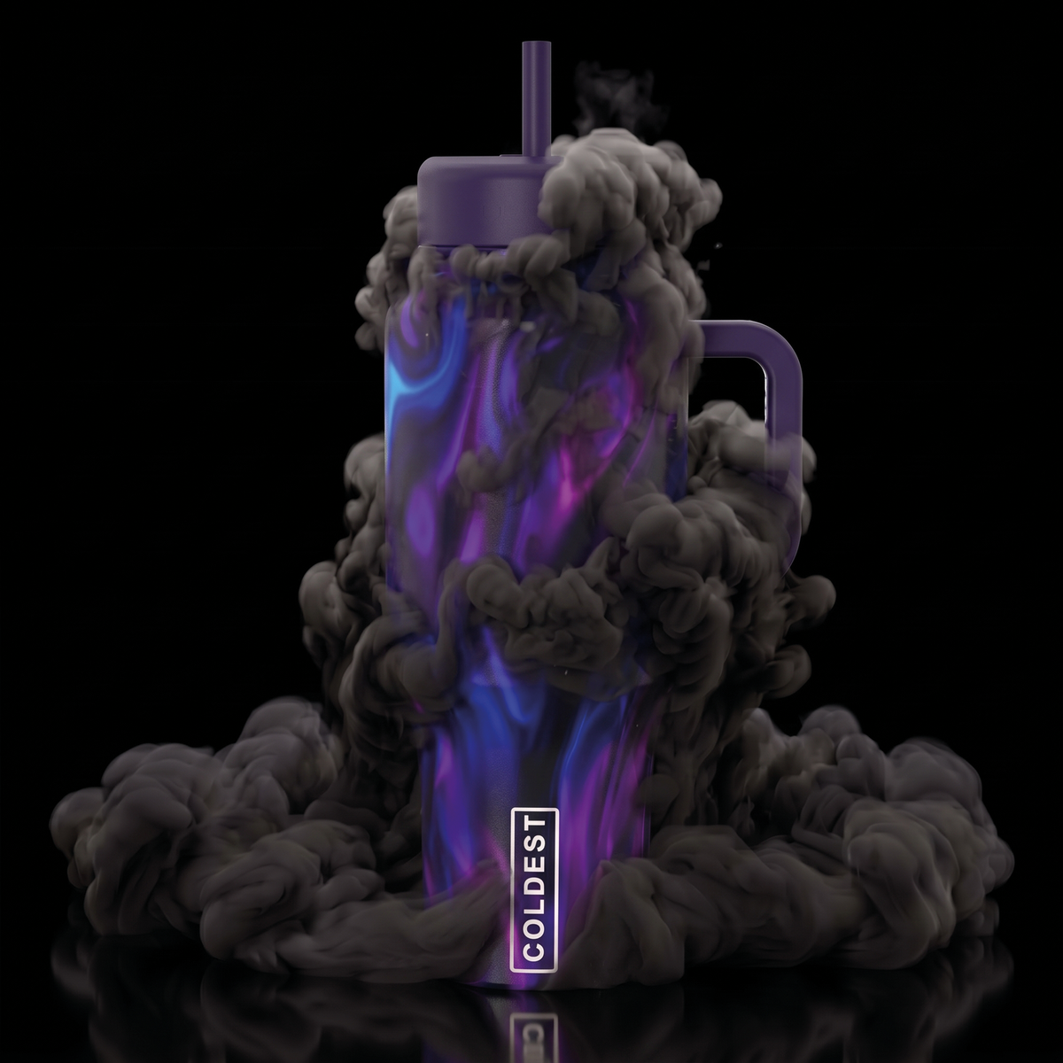 Coldest 24oz Limitless Ultra v8 bottle with vibrant design, showcasing the coldest brand logo and colorful graphics on the container.