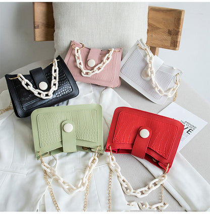 Women's stone pattern underarm shoulder messenger bag by BACKUPMYFILESNOW® with a sleek, stylish design and adjustable strap.