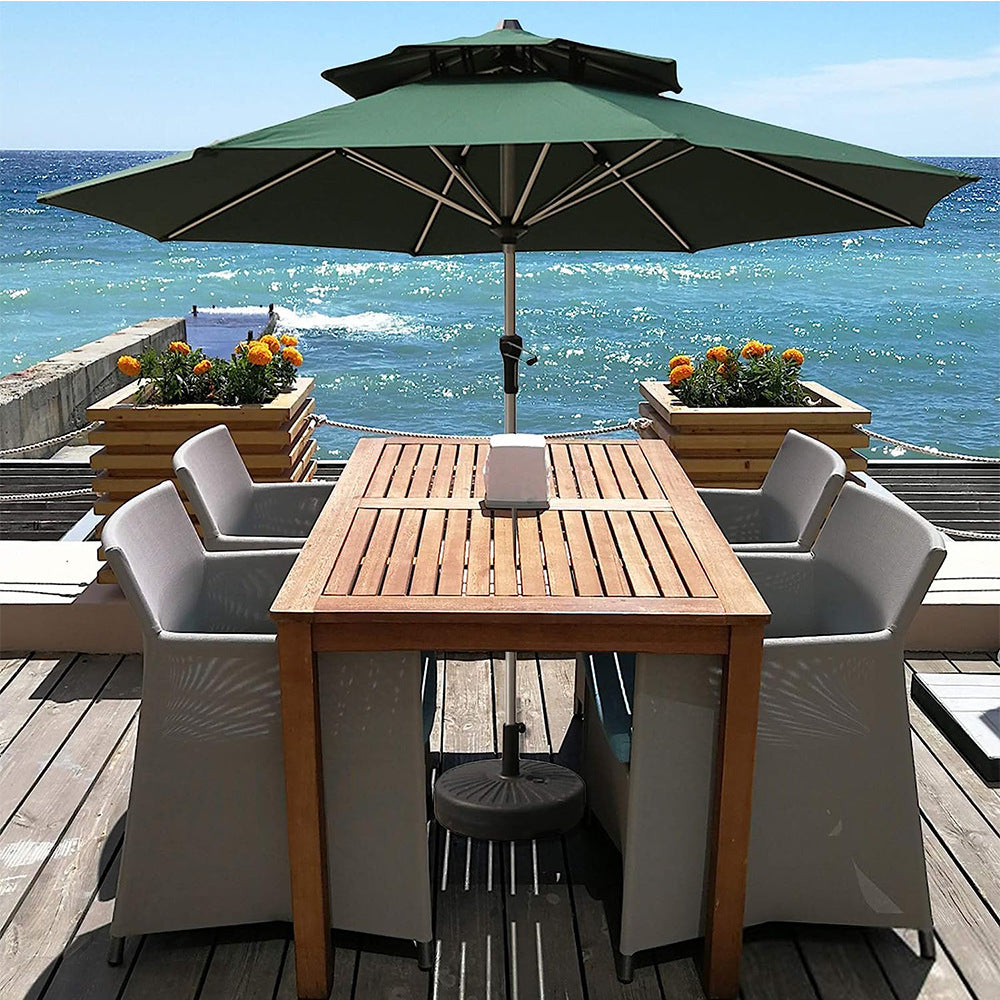 Cross-Border Hand-Cranked Aluminum Patio Umbrella