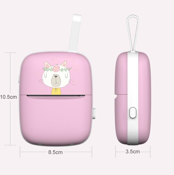 Students' wrong question printing manual account label question printer, handheld tool on white background