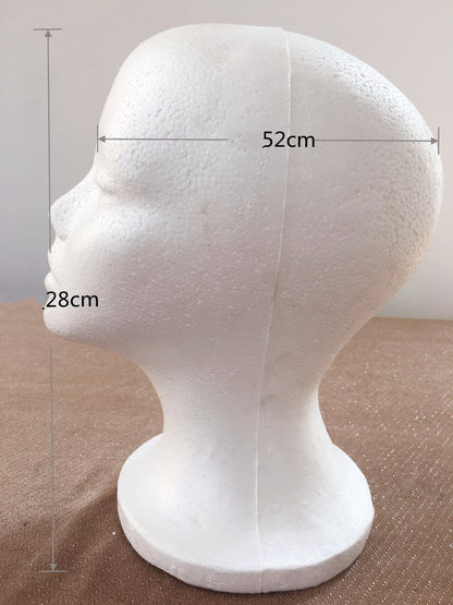 Canvas head mold for finishing wig shape by My Store