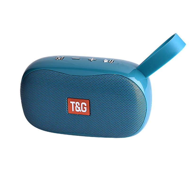 TG173 Bluetooth speaker with compact black design and visible controls