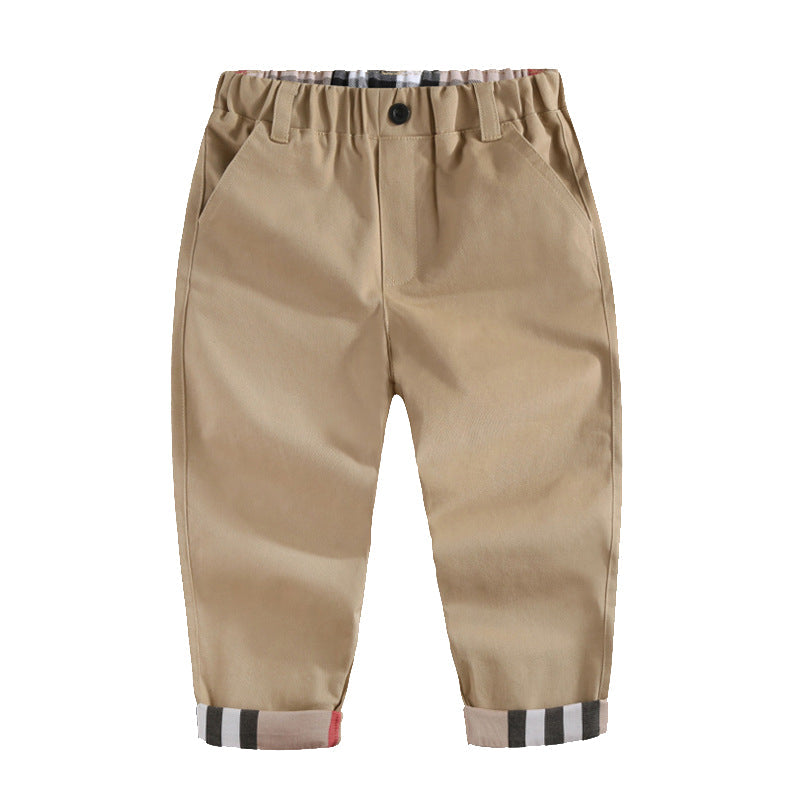 Boys' casual cotton trousers in a comfortable everyday style