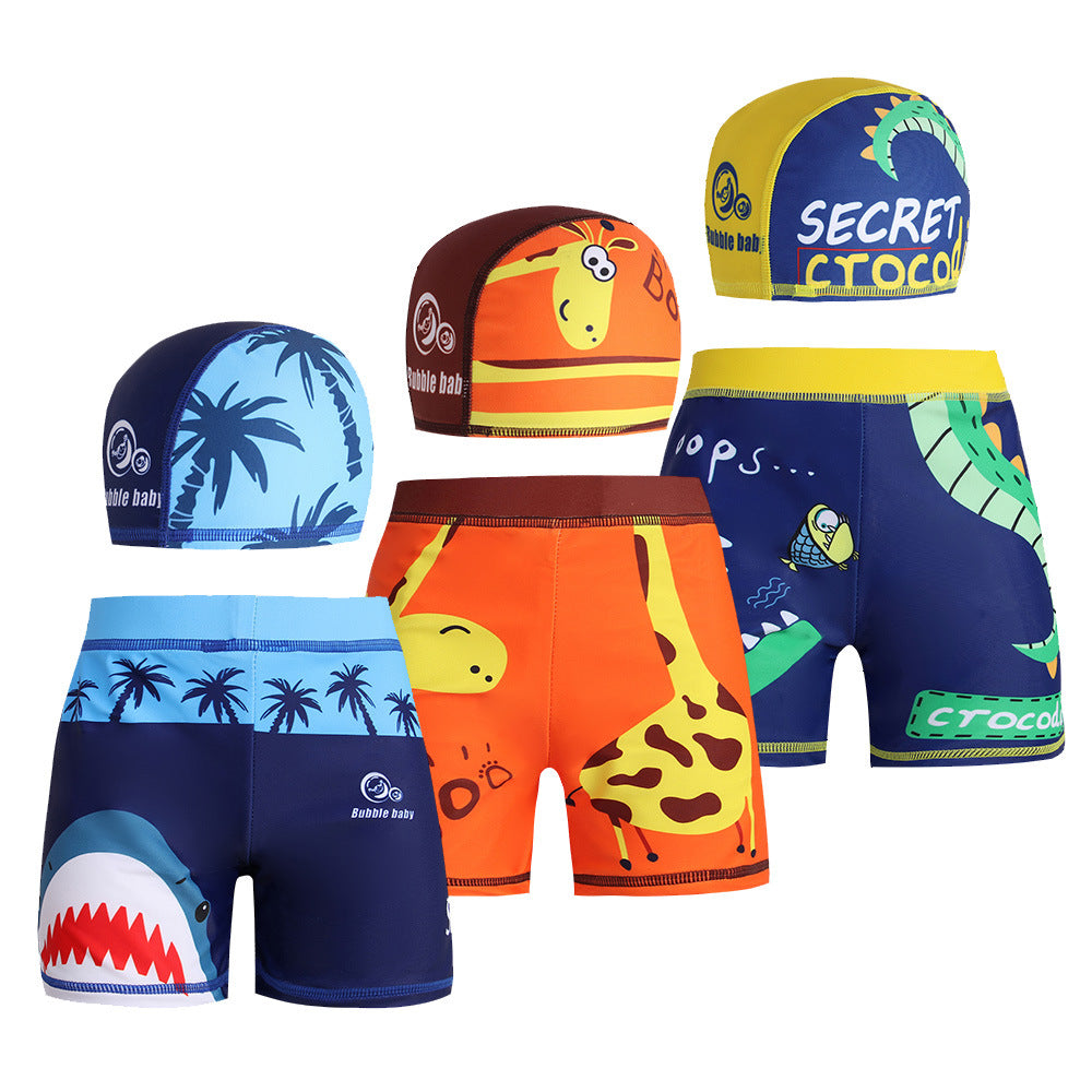 Children's swimming trunks by My Store, colorful quick-dry swimwear for kids