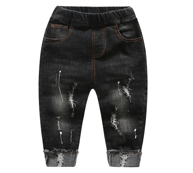 Children's boy ripped denim pants by My Store