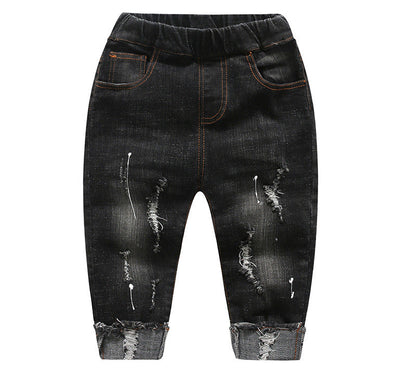 Children's boy ripped denim pants by My Store