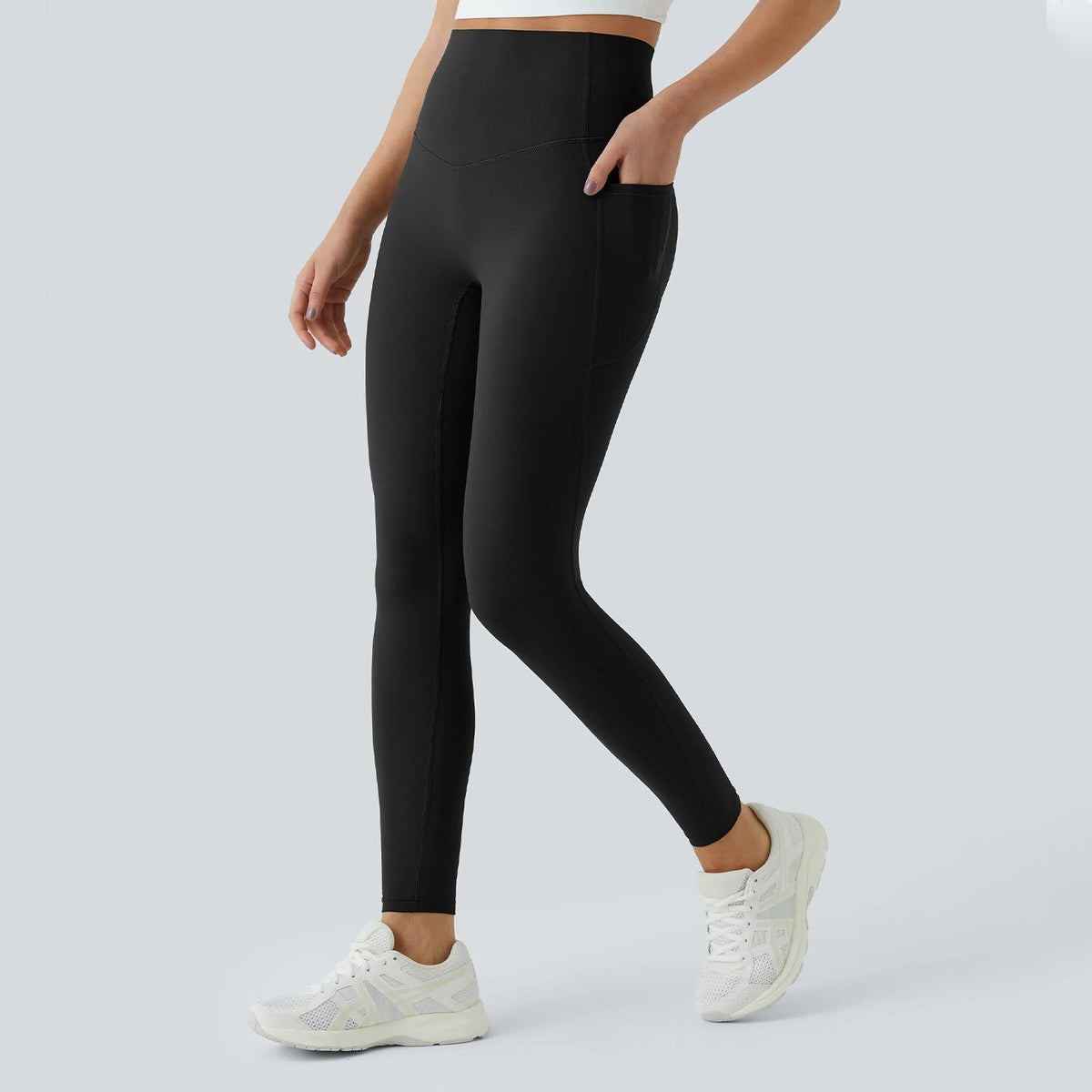 High waist hip lift yoga pants for women in a sleek, form-fitting design