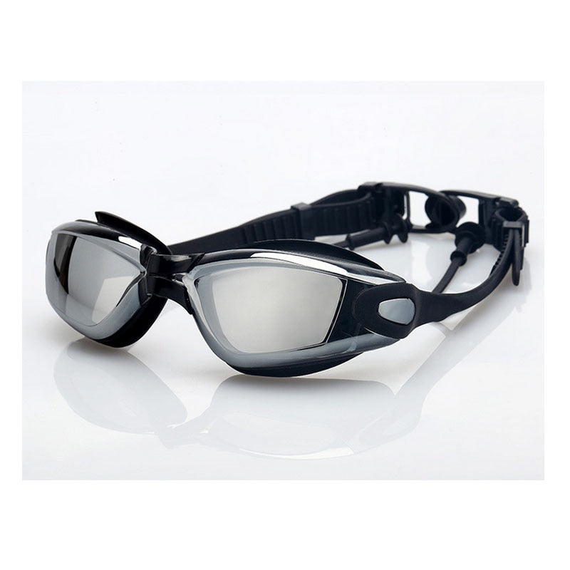 Swimming goggles, waterproof goggles with clear lenses and adjustable strap, My Store brand