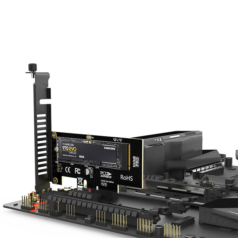 Jiayi SK4 M.2 expansion NVMe adapter card with PCIe interface for desktop computer upgrades