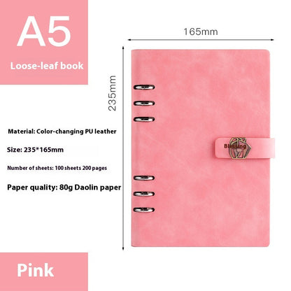 A5 loose-leaf removable notepad notebook for business office meetings