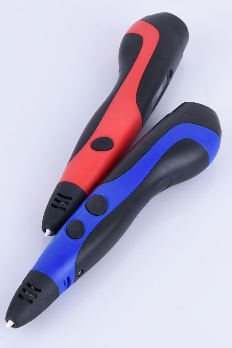 Six generations of 3D printing pens displayed together by My Store