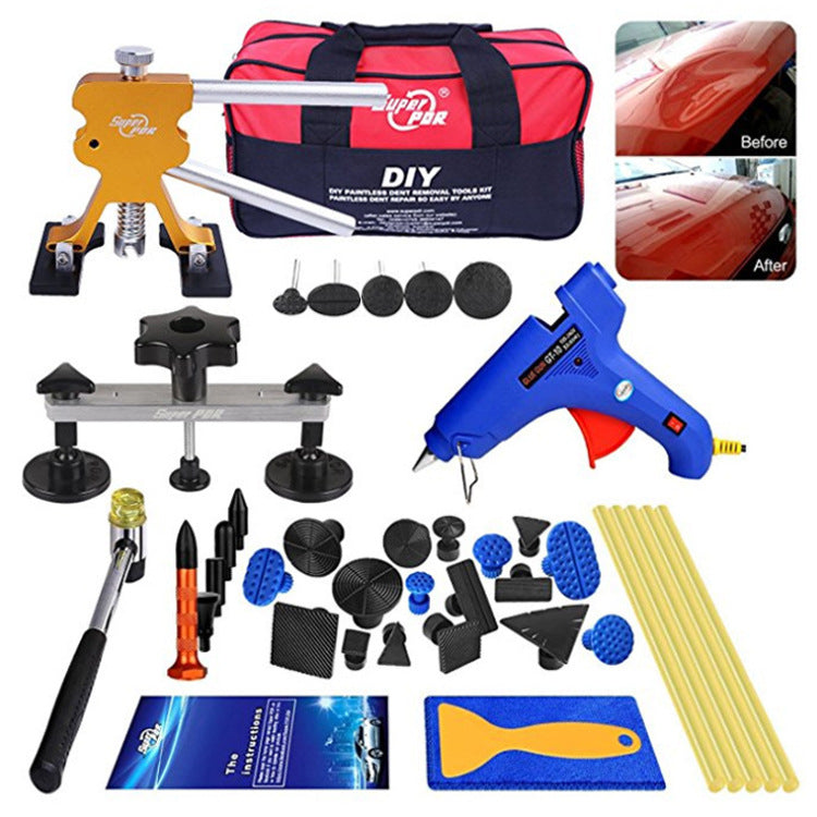 Car dent repair puller tool for removing vehicle body dents