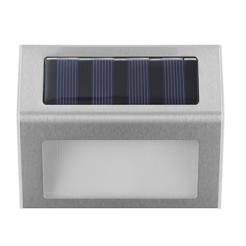 Solar stair lamp with 6 LED lights for garden, courtyard, and corner night lighting