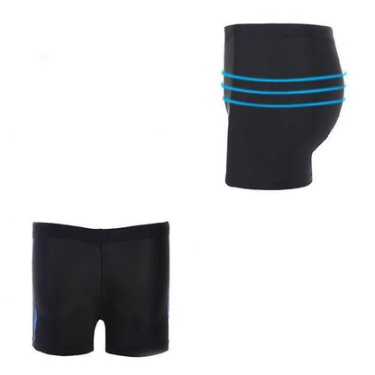 Men's plus size swimming trunks by My Store, shown from the frontm