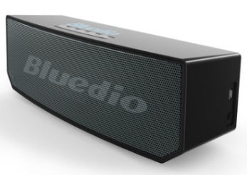 BS-6 Cloud smart speaker by My Store, compact black wireless speaker with cloud connectivity