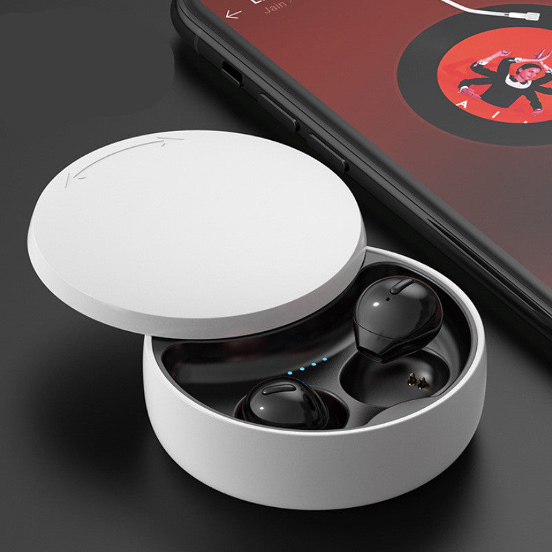 Wireless Bluetooth earbuds headset by My Store, compact in-ear design displayed on a plain background
