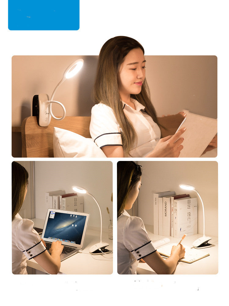 Rechargeable table lamp with compact modern design, shown on a clean background