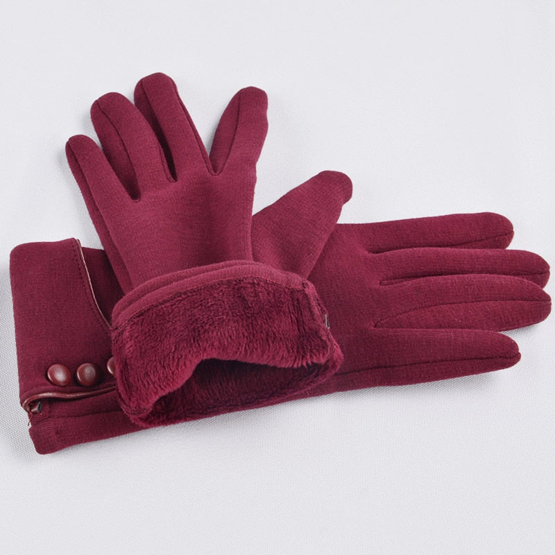 Riding warm gloves in black textile, designed for comfortable hand protection while riding