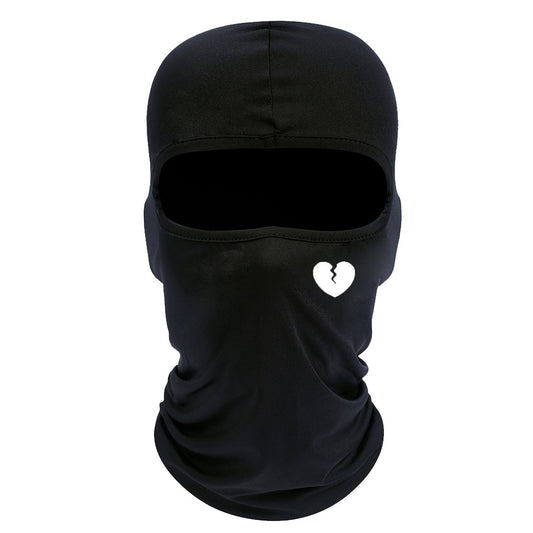 Outdoor printed balaclava breathable sun protection single-hole pullover face covering