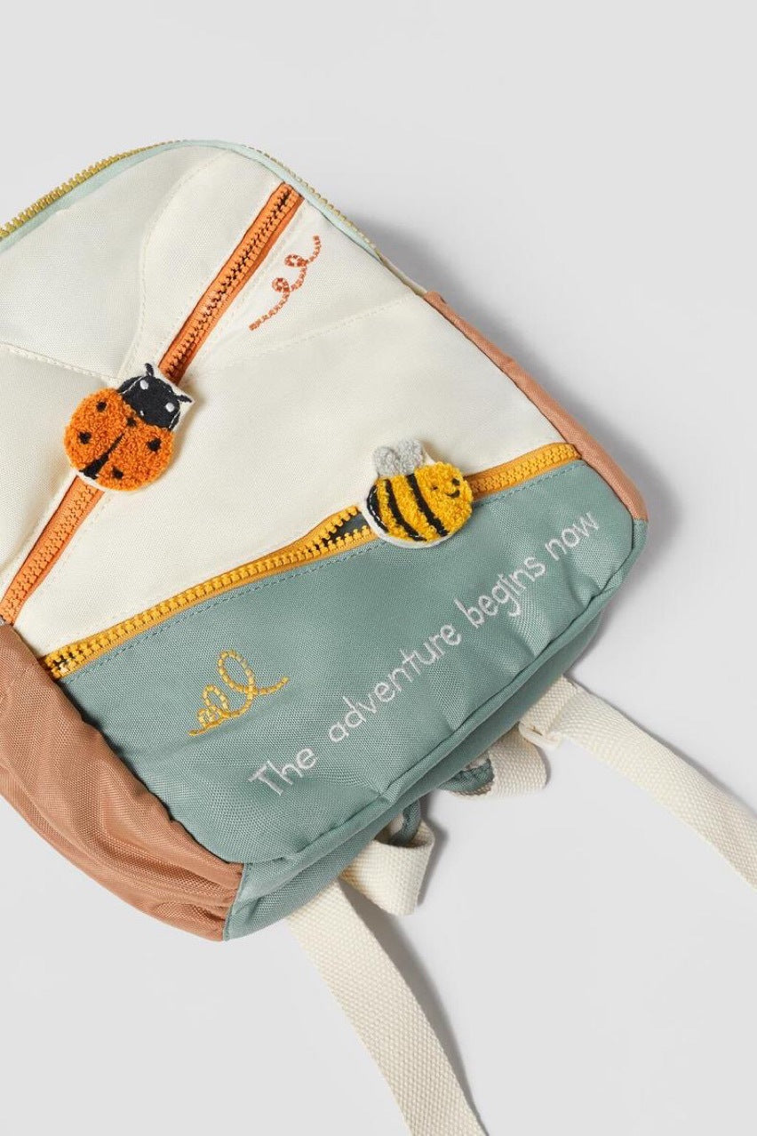 Children's animal shoulder bag with decorative color matching details, My Store brand