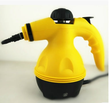 Steam cleaner by My Store with compact handheld design and visible nozzle attachment