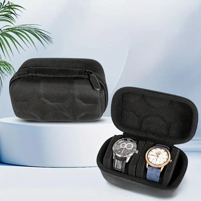 Smart watch storage box with multiple card slots and organized compartments