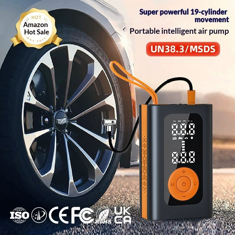 19-Cylinder Portable Car Electric Air Inflator