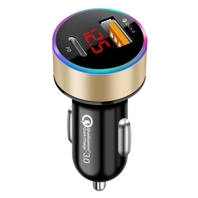 Digital PD car charger with LED display by My Store