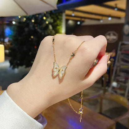 Minimalist Titanium Steel Pearl Heart Pendant Necklace