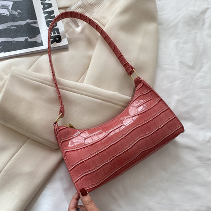 Backpack women's simple small shoulder and underarm bag by BACKUPMYFILESNOW®, featuring a minimalist design and compact size.