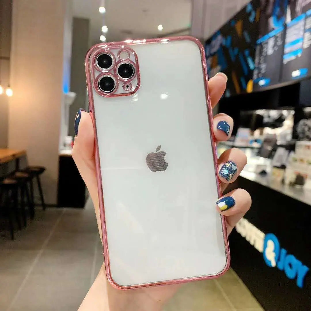 Right Angle Plating Mobile Phone Case