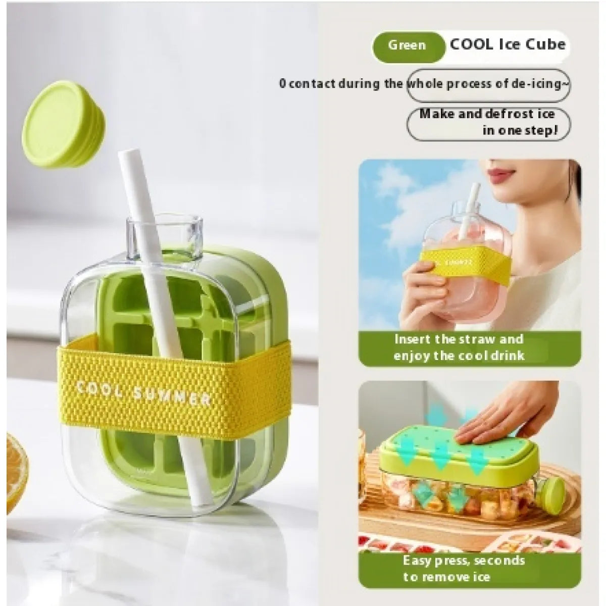 Portable One-Click Molding Cooling Cup