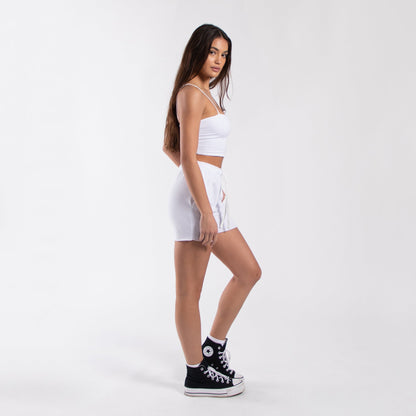 Women's cropped bralette tank top from POS Wholesale, casual crop top style, lightweight and comfortable for everyday wear.