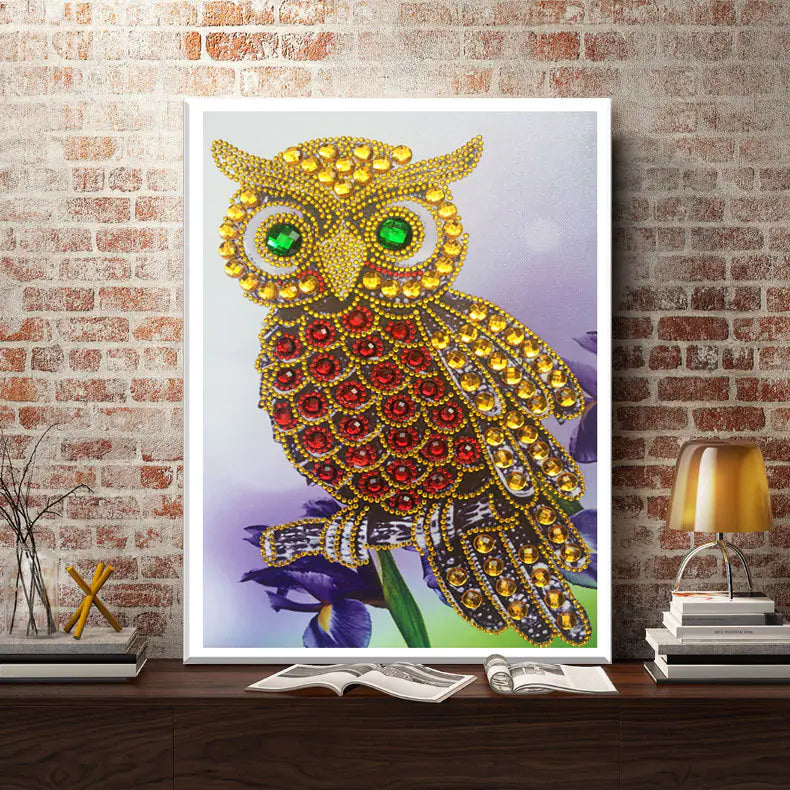 Unique Owl Diamond Painting Kit