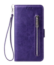 Multi-Function Zipper Wallet Case for iPhone Models