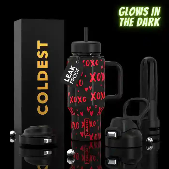 Coldest Limitless Ultra v8 24oz stainless steel water bottle with black lid and sleek design